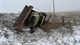 Snowplow rolls over in southern Colorado during icy road conditions