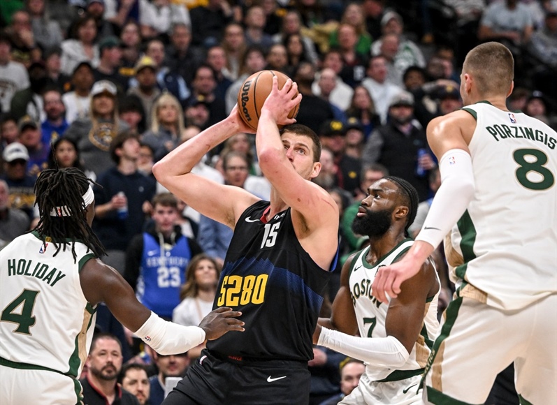 Nikola Jokic, Nuggets hold off late comeback to sweep Boston Celtics in...