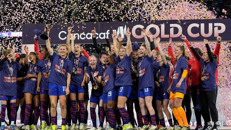 Lindsay Horan scores in 1st half, US beats Brazil 1-0 in Women's Gold Cup title game