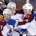 Mikko Rantanen extends point streak to 10 games with four more as Avs beat Flames 6-2