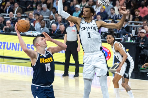 Nikola Jokic gave Victor Wembanyama tutorial on “what not to do on defense”...