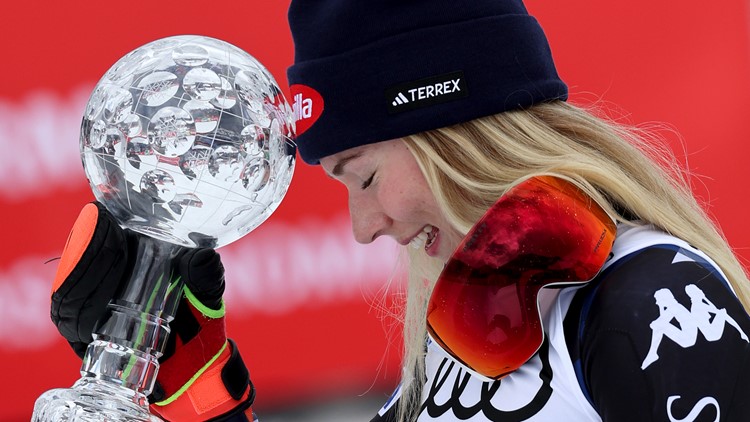 Mikaela Shiffrin caps injury-marred ski season with record-extending 60th win in slalom and 97th overall