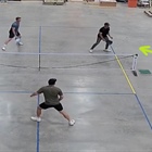 Bossman crosses the line in warehouse pickleball game