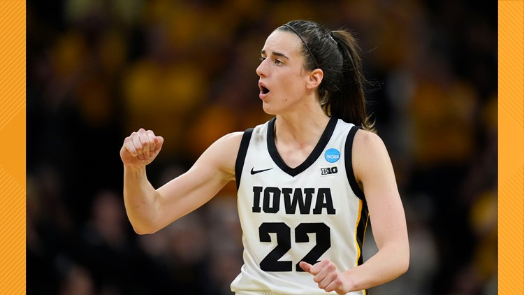 Clark scores 32 as top seed Iowa survives to top West Virginia, 64-54