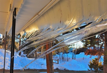 Reader photos: Fleeting winter brings strange-looking icicles and...