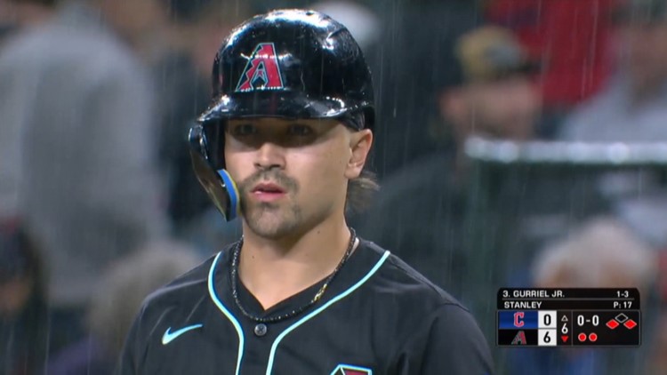 Yes, it did rain inside Chase Field