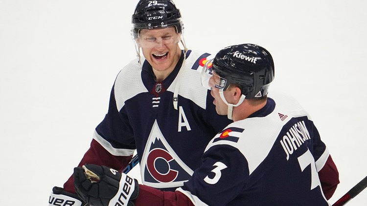 MacKinnon's hat trick lifts Avalanche to a 5-2 win over the Wild