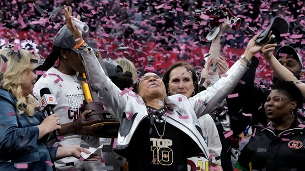 Women's NCAA title game outdraws the men's championship with an average of 18.9 million viewers