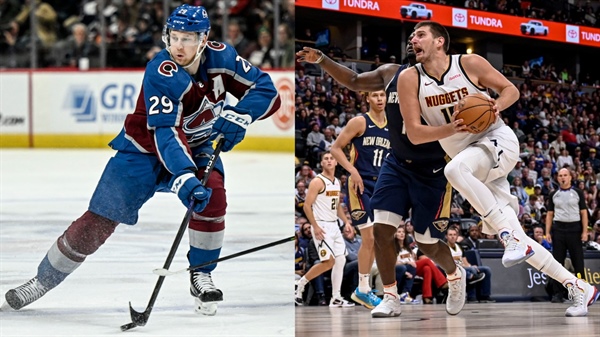 Keeler: Nathan MacKinnon,  Nikola Jokic proved this week why they’re best players in NHL, NBA this season