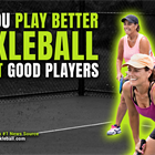 Why You Play Better Pickleball Against Good Players