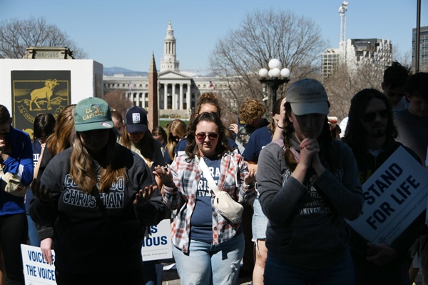 Advocates at March for Life rally say anti-abortion movement “struggling” in Colorado