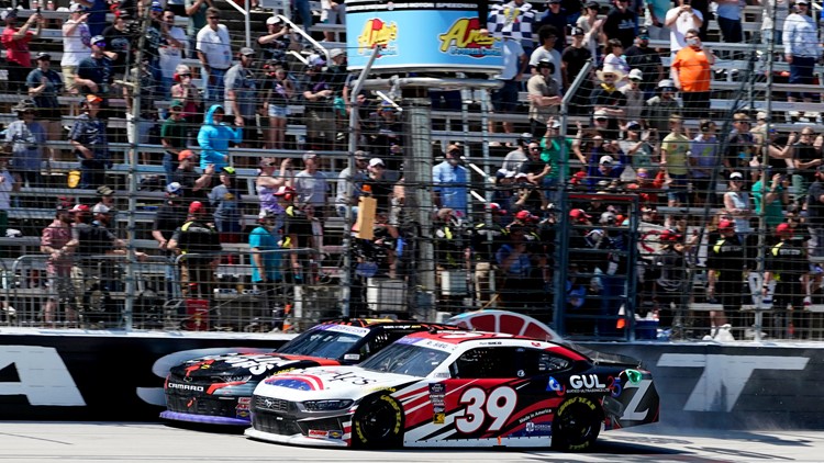 Sam Mayer wins 2nd closest finish in NASCAR Xfinity Series history