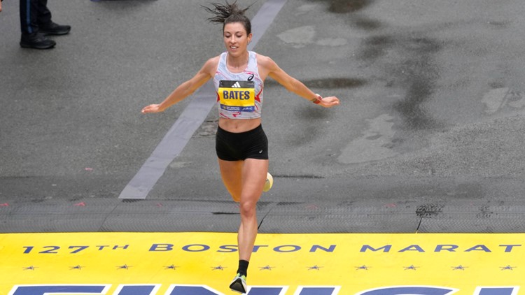 Emma Bates, a top US contender in the Boston Marathon, will try to beat Kenyans and dodge potholes