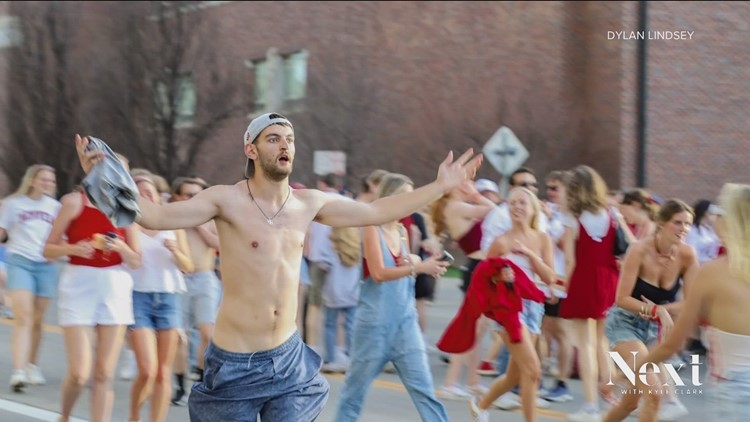 Student captures DU's championship celebrations