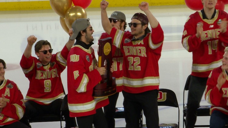 DU hockey welcomed home after winning NCAA national championship