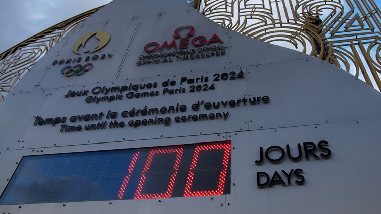 Olympic Torch is lit as countdown for Paris Games hits 100-day mark