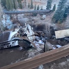 US 550 north of Purgatory Ski Resort in southwestern Colorado closed as crews recover crashed semi
