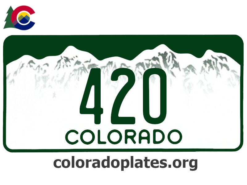 Colorado auctioning cannabis-themed license plates like GRASS, 420, HASHISH