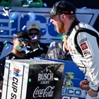 Reddick steals win at Talladega for Michael Jordan as McDowell crashes at the line