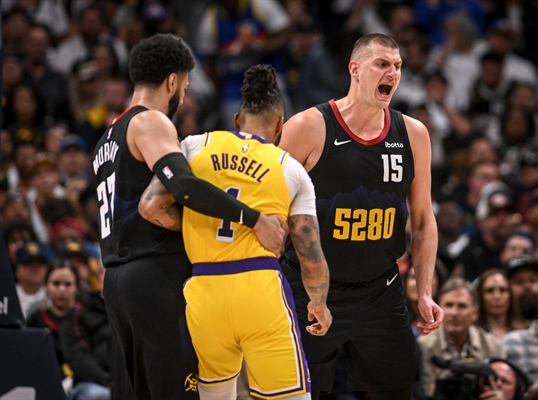 PHOTOS: Denver Nuggets top Los Angeles Lakers 101-99 in Game 2 of first-round NBA playoff series