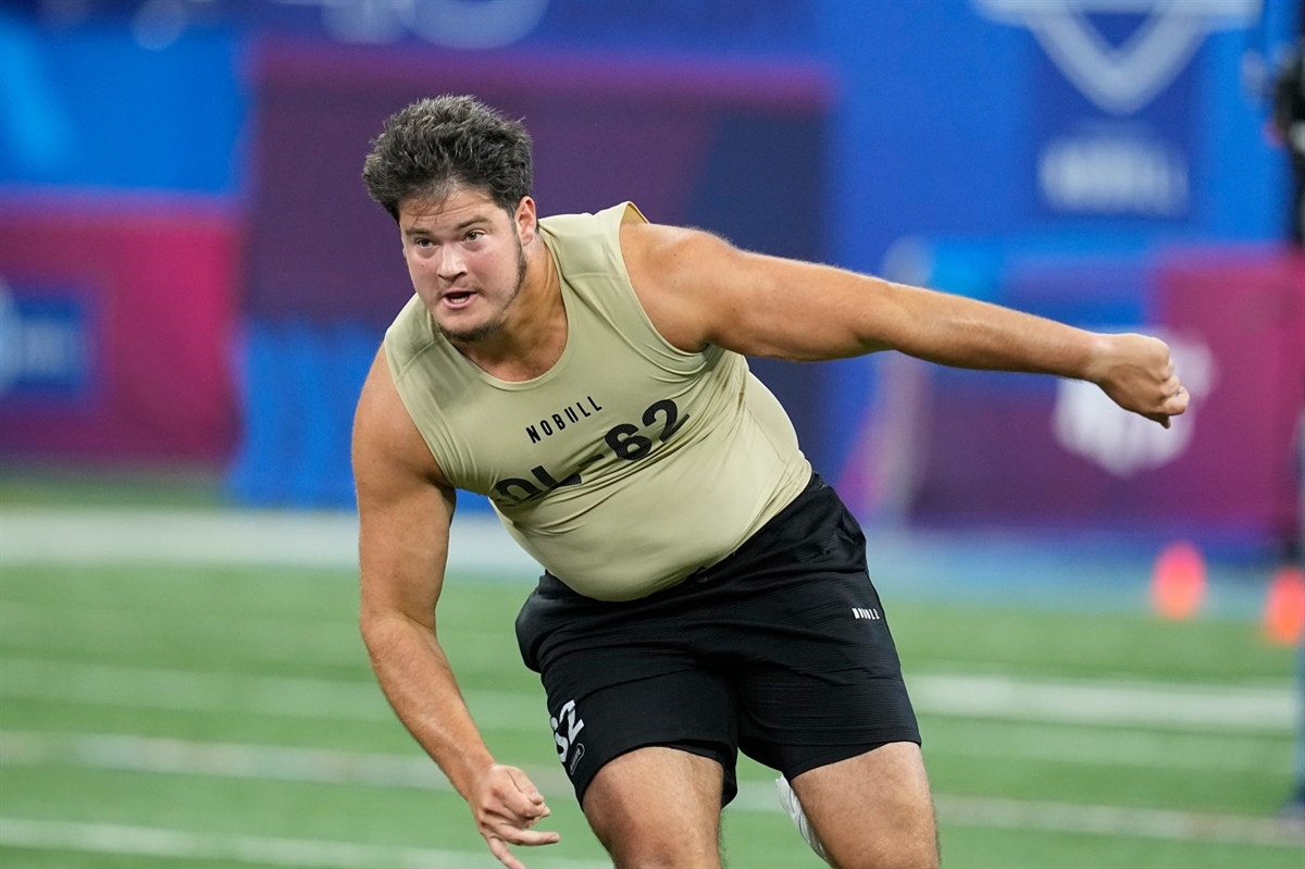 Roger Rosengarten is ready for anything. The former Valor Christian star and 2024 NFL draft OL “is going to be a really good player.”