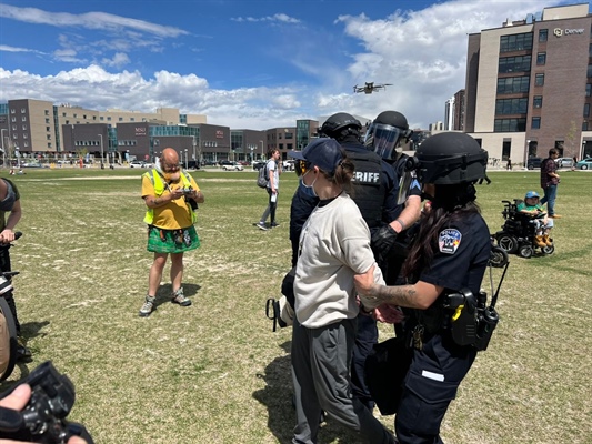Denver police arrest pro-Palestine protestors on Auraria Campus, dismantle encampment