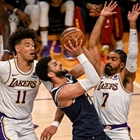 Sluggish Nuggets dominated by energized Lakers in Game 4, lose 119-108