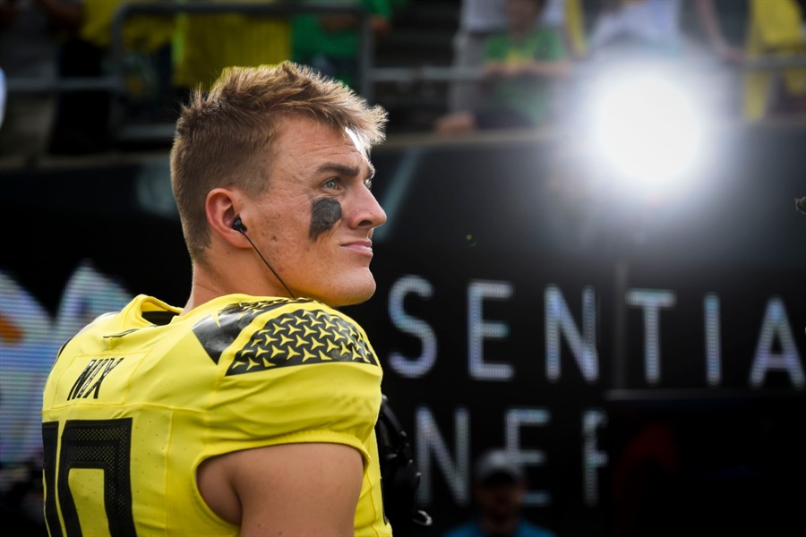 Bo Nix realized a dream going to Auburn, but Oregon prepared him for Broncos’...