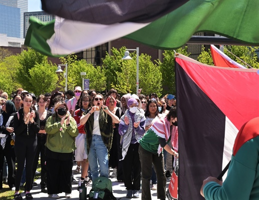 Pro-Palestine student encampment grows at Denver’s Auraria campus