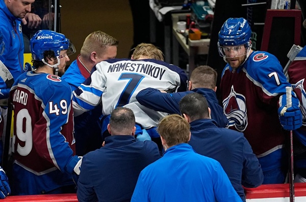 Namestnikov and Dillon out for Game 5 against Avs due to injuries as Jets face playoff elimination