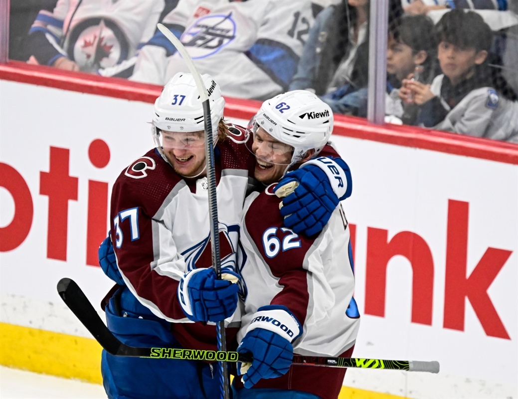 Mikko Rantanen scores twice, Avalanche grounds Jets in Game 5 to advance to second round