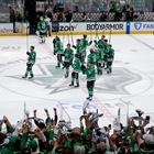 Stars beat defending Stanley Cup champ Golden Knights 2-1 in Game 7