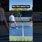 Can you reset like this? #pickleball #pickleballdoubles #pickleballrocks #tennis #shorts #shortsfeed