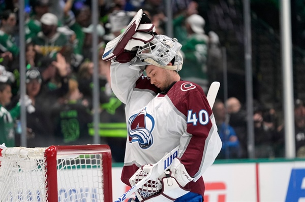 Keeler: Dallas Stars dared Avalanche goalie Alexandar Georgiev to beat them....