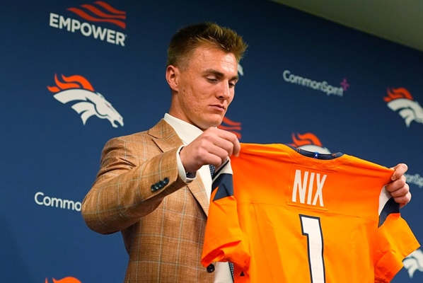 Broncos rookie QB Bo Nix will wear No. 10 during 2024 season