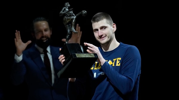Here are the 9 players who have won at least 3 NBA MVP awards, including Jokic