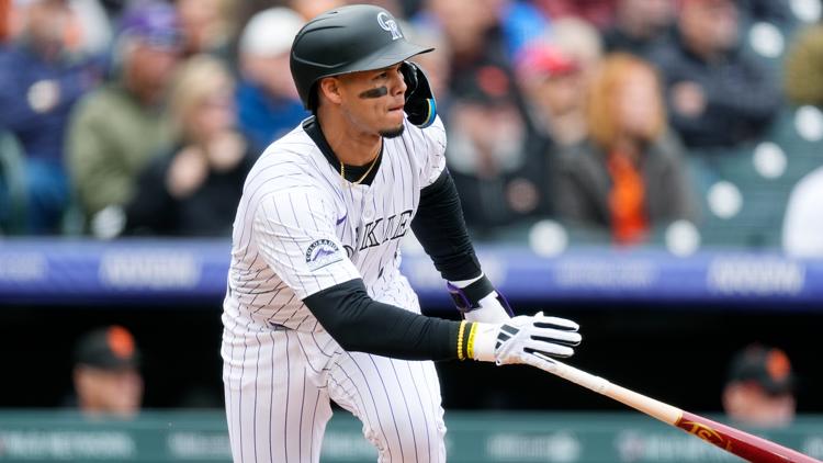 Rockies break loose for 7 runs in the 4th inning, beat Giants 9-1 to end 4-game skid