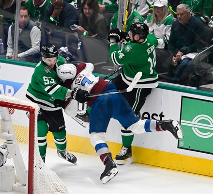 Keeler: O, Captain! Avalanche needs leader to deliver message to Stars goon...