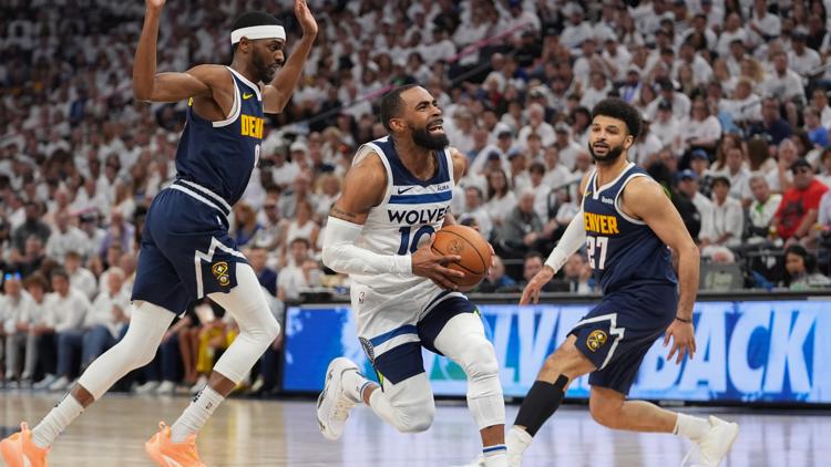 Nuggets top Timberwolves in Game 4 to tie playoff series