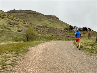 Fairmount Trail a great place for long runs at the edge of suburbia in Jefferson County