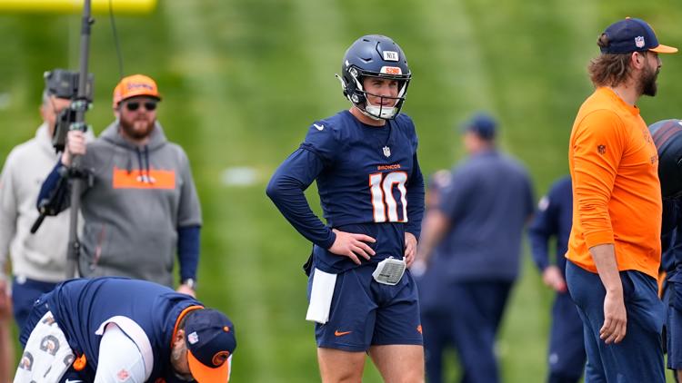 Bo Nix among rookies joining veterans sans Courtland Sutton this week