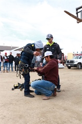 The Roofing Company in Granby conducts its annual safety day, complete with prizes and demos