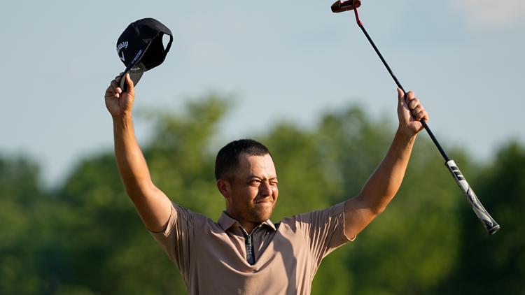 Xander Schauffele wins PGA Championship for his first major and sets scoring record for majors