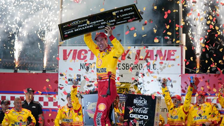 Joey Logano dominates NASCAR All-Star Race, takes home $1 million prize at North Wilkesboro Speedway