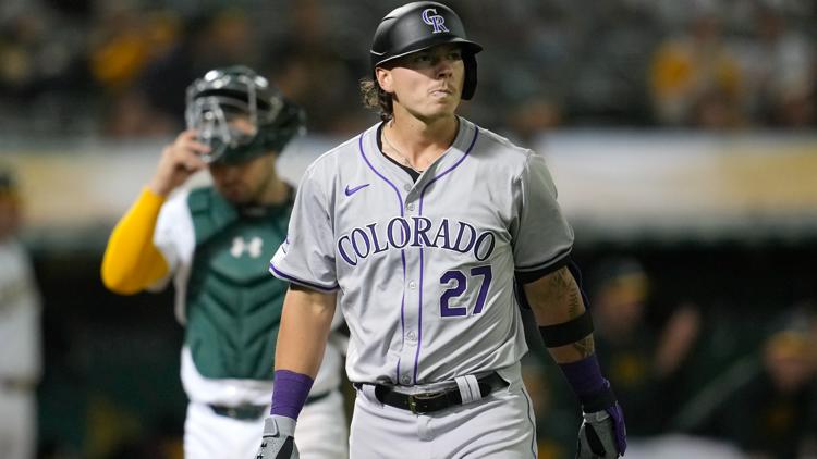 Rockies fall to A's for fourth straight loss