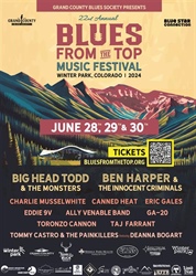 Don't Miss Blues From The Top 2024: A Weekend of Music in Winter Park, CO!"