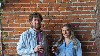 
      
        Alyssa Hoberer and Jacob Kemple Crowdfunding Full Frame Beer
      
    