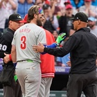 WATCH: Phillies’ Bryce Harper ejected after striking out in first inning against Rockies