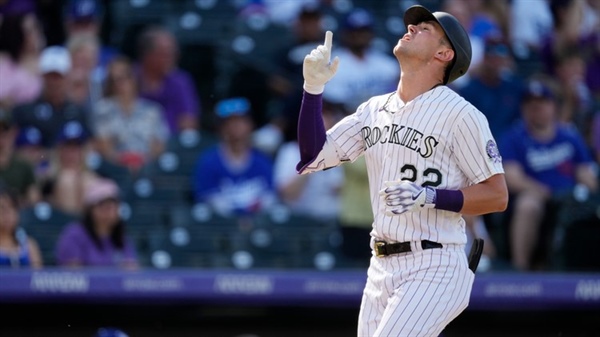 Anderson's strong outing and Jones' bat lead Rockies past Dodgers 4-1 in DH...