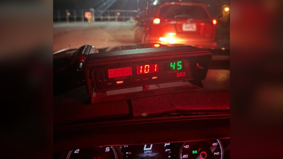 Driver caught going 101 mph in a 45 mph zone in Commerce City